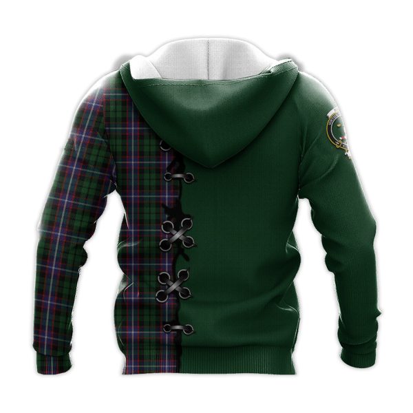 Russell Tartan Hoodie - Lion Rampant And Celtic Thistle Style on Sale - Image 3