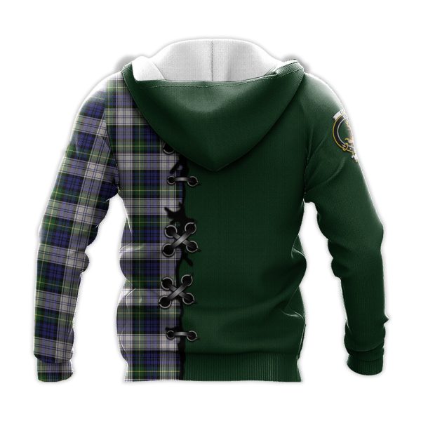 Gordon Dress Modern Tartan Hoodie - Lion Rampant And Celtic Thistle Style For Discount - Image 3
