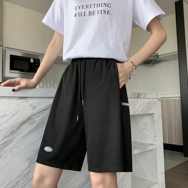 Summer Casual Shorts Women Plus Size High Waist Loose Women Shorts Sale - Image 2