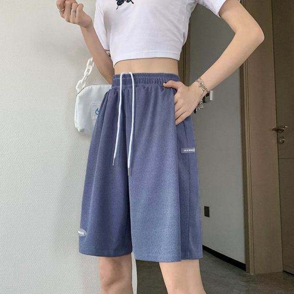 Summer Casual Shorts Women Plus Size High Waist Loose Women Shorts Sale