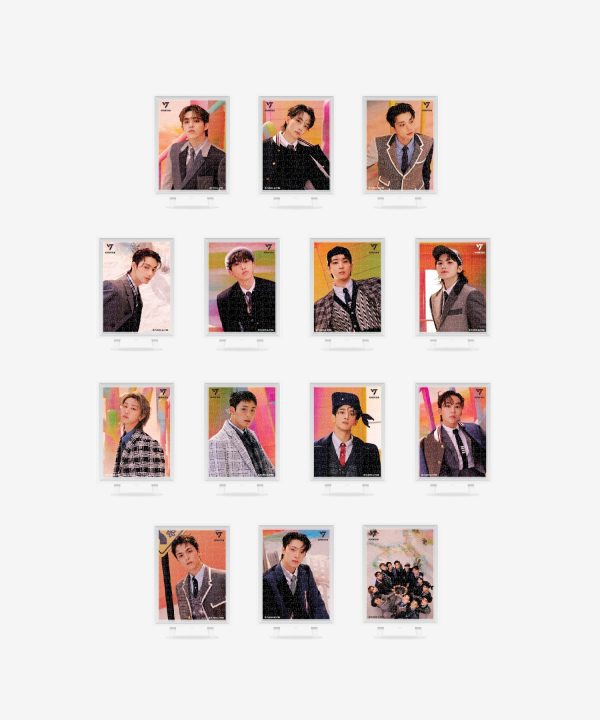 SEVENTEEN - [17 IS LIGHT HERE] MINI 80 PCS STAND PUZZLE Supply
